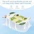 WDdZzyy 28" 52" Flower Wild Beige Frog Cooling Baby Mattress pad Protector x Breathable Crib Bumper Pads for Kids