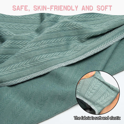 Reborn Baby Dolls Clothes Swaddle Blanket Set, 4 Pieces for 17-22 Inch Dolls, Girl Fake Baby