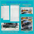 MALKO Hot Wheels Protector Display Case for Premium Card Diecast Cars - 10 Pack | Assembly Required