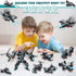 577PCS Set 25-in-1 5 6 7 8 9 10 11 12+ MOONTOY STEM Robot Building Toys Engineering Kit Building Blocks Bricks