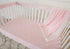 TL Care 28" 52", Cozy 3D Heavenly Soft Chenille Fitted Crib Sheet x Warm and Neutral Chenille Sheet, Pink Cloud