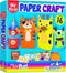 KRAFUN My First Safari Animal Paper Craft Kit, 16 DIY Arts and