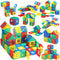 310 Pcs Interlocking Building Blocks, Kindergarten Toy Building Sets for Kids, Preschool Toys for Back to School