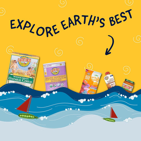 Earth's Best Organic Baby Food - Whole Grain Multi-Grain Cereal, 8 oz Box (Pack of 12)