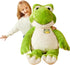 IKASA Large 30" Frog Stuffed Animal Plush Toy, Giant Cute Jumbo Soft Toy for Kids
