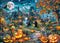 Halloween Puzzle for Adults 1000 Pieces Bats Full Moon Haunted House Witches