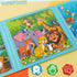 LovesTown Magnetic Travel Puzzles Book - Animal Wooden Magnetic Puzzles for Toddlers Learning on Road Trips