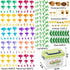 224 Set 3 4 5 6 7 8 3-8 TEMI PCS Flower Garden Building Toys for Girls Toys, Educational STEM Toy and Preschool Garden