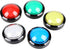 EG STARTS 5X Arcade Buttons, 60mm Dome 2.36 inch LED Push Button for Arcade Machine Video Games