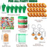 158 Pcs Football Party Favors Set - 18 Keychains, Bracelets, Mini Footballs, Whistles, Stickers & Bags