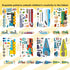 OTAITY 24 Sheets Train Stickers for Kids, Make-a-face Sticker, Make Your Own Train Mix and Match Stickers for DIY
