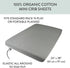 Soft Cotton Mini Crib Sheet for Babies - HonestBaby