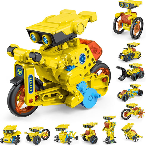 RAESOOT STEM Toys for Kids Age 8-13, 12-in-1 Robot Building Toys Science