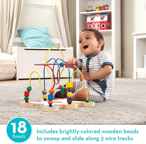 Melissa & Doug Wooden Educational Toy - Classic Bead Maze