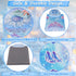 Dance Mat Toys for Girls: 8-Button Frozen Dance Pad with Wireless Bluetooth, LED Light, Birthday Gifts for Kids