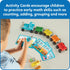 hand2mind Numberblocks Express Train MathLink Cubes Activity Set, Preschool Learning, Counting Blocks, Educational Toys