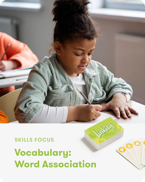 8 3-8 SimplyFun Linkity - Engaging Vocabulary and Word Association Educational Game for Ages & Up, Perfect Word Game