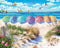 White Mountain 1000 Piece Jigsaw Puzzle Fun Summer Beach Puzzles with Large