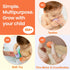6 2 Set b is for Ball Food Grade Silicone Sensory Baby & Toddler Ball | teether | squirty Bath Toy | Stacking Toy |