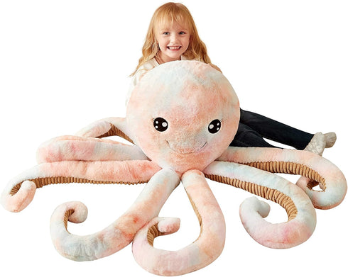 IKASA Giant Octopus Stuffed Animal Jumbo Plush Toy,30" Soft Toys Large Cute