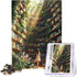 Quelindra Library Jigsaw Puzzle 500 PiecesLibrary Bookshelf Jigsaw Puzzles,Plant Bookshelf Puzzles, Library Retro