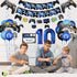 Video Game Party Decorations: 10th Birthday Supplies with HAPPY BIRTHDAY Banner & Gaming Balloons