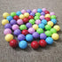 60 Pcs Chinese Checkers Marbles Balls - 14mm Game Replacement Marbles in 6 Colors for Marble Run, Marbles Game