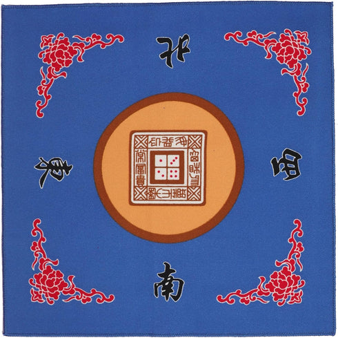 3 31.5 inches,Thick0.1"/2mm) Mahjong Mat with Dice & Carrying Bag, Anti Slip and Noise Reduction Mahjong Table Mat