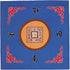 3 31.5 inches,Thick0.1"/2mm) Mahjong Mat with Dice & Carrying Bag, Anti Slip and Noise Reduction Mahjong Table Mat