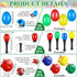 120 Pcs Musical Instruments Learning Toy - Includes Egg Shakers, Sand Hammers, Maracas, Clappers, and More