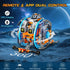 5-in-1 12+ Old(783 HiWEEGO RC Robot Toys with Changeable LED Eyes & Sound, App & Remote Control Rechargeable Robotics