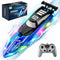 JOI MEW RC Boat for Kids with LED Lights, 2.4Ghz Remote Control