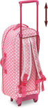 Badger Basket 3-in-1 Doll Trolley Travel Carrier with Rocking Bed and Bedding for 18 inch Dolls - Pink/Polka Dot