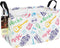 HUNRUNG Rectangle Storage Basket Cute Canvas Organizer Bin for Pet/Children Toys, Books,