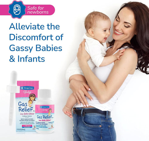 De La Cruz Baby Care Bundle - Gas Drops and Diaper Rash Cream