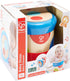 Hape Baby Drum - Colourful Rolling Drum Musical Instrument Toy for Toddlers, Rhythm & Sound Learning, Battery Powered