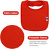 12 Count Waterproof Cotton Bibs for Babies - Unisex Feeding & Teething Essentials