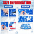 Zhanmai Patriotic Inflatable Pool Float Tube - USA Flag Design Water Swimming Ring for Kids, 36 Inch (2 Pieces)