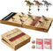 Horse Racing Board Game with 11 Luxury Metal Horses, Horse Race Board