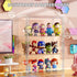 3 2 Pack Tiers Clear Display Case for Figures Collectibles Wall Mounted Hobby Figurine Display Case, Display Box