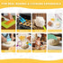 VONTIQUE 32 Setsfor 3+ pcs Kids Cooking&Kids Baking Real Cooking BakingMontessori Kitchen Tools for Toddlerswith Chef's
