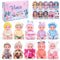 Vueos 10pcs Set 4 Inch Reborn Baby Dolls - Open Eyes Realistic Baby