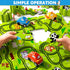 Beby Buty 64PCS Set 3-5 4-6, 3 4 5 3 4 5 6 Puzzle Race Track Car for Kids Boys, Floor Puzzle Tracks Car Toys for Boys