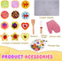Set Set 3+ Slice and Bake Wooden Cookie Play Food for Kids Kitchen - Toy Food Accessories - Kids Pretend Cookies