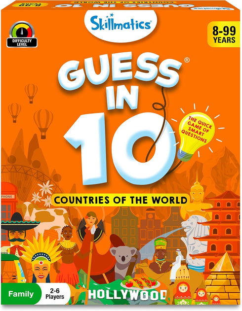 Skillmatics Card Game - Guess in 10 Countries of The World, Perfect for Kids & Families