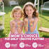 3200pcs 5-12 P&C Beads for Bracelet Making Kit for Girls Ages with Storage Tower - Bulk Rubber Band Clay & Pony Beads