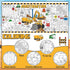 Construction Giant Coloring Poster for Kids Large Coloring Tablecloth Big Paper Sheets Page Dump Truck Table Cloth DIY
