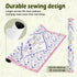 VIIJJUE 31.5 31.5 Chinoiserie Mahjong Mat x In, Grandmillennial Blue and Pink Mahjong Mat for Table, Non-Slip Noise