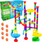 Marble Genius Marble Run - 130 Complete Pieces Maze Track for Kids Aged 4-8 Years Old, Starter Set