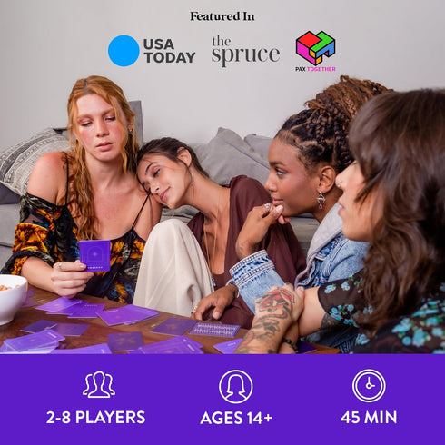 2-8 Rabble Sparks - A Conversation Game Inspired by The Stars Players, Conversation Cards for Couples, Friends, Family
